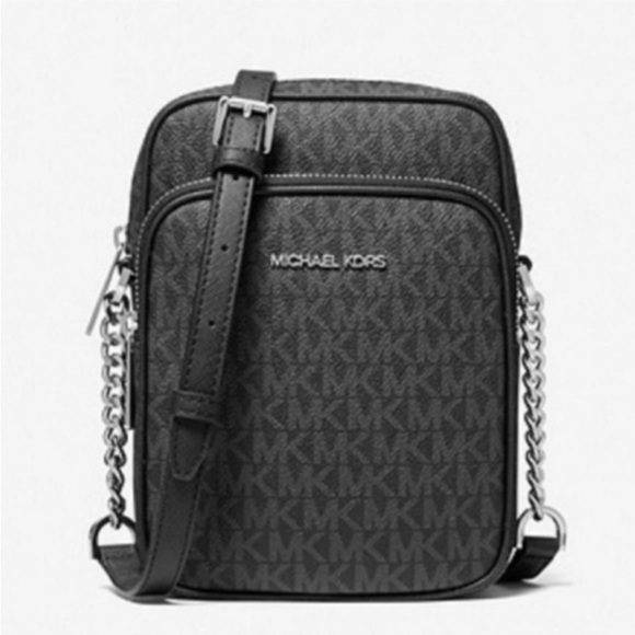MICHAEL KORS Jet Set Travel Medium Logo
Crossbody Bag Black - Picture 1 of 5